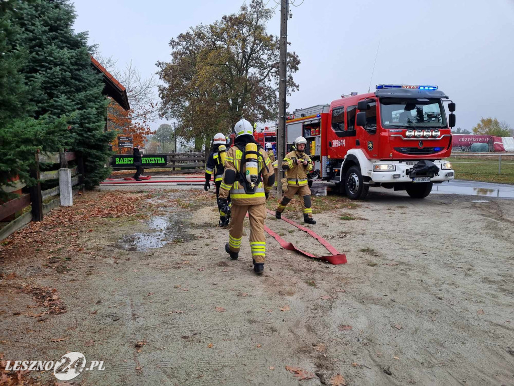 Pożar gospody na Ranczo Smyczyna