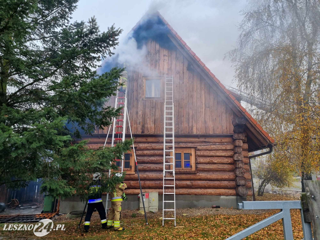 Pożar gospody na Ranczo Smyczyna