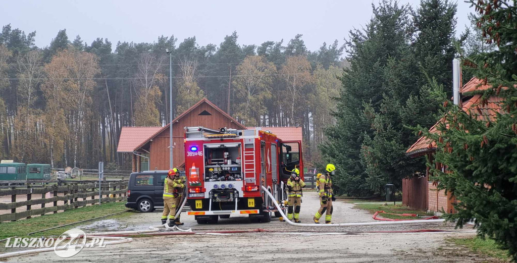 Pożar gospody na Ranczo Smyczyna