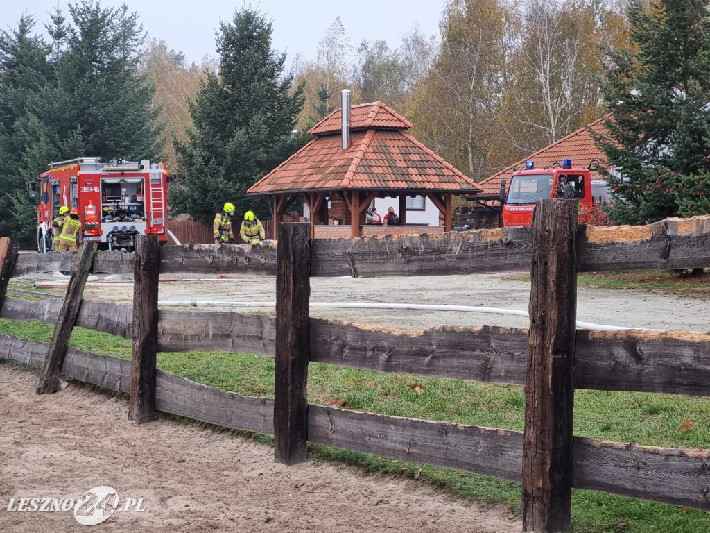 Pożar gospody na Ranczo Smyczyna