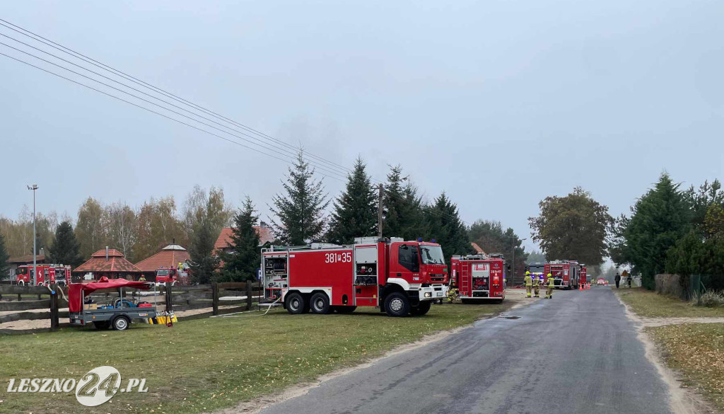 Pożar gospody na Ranczo Smyczyna