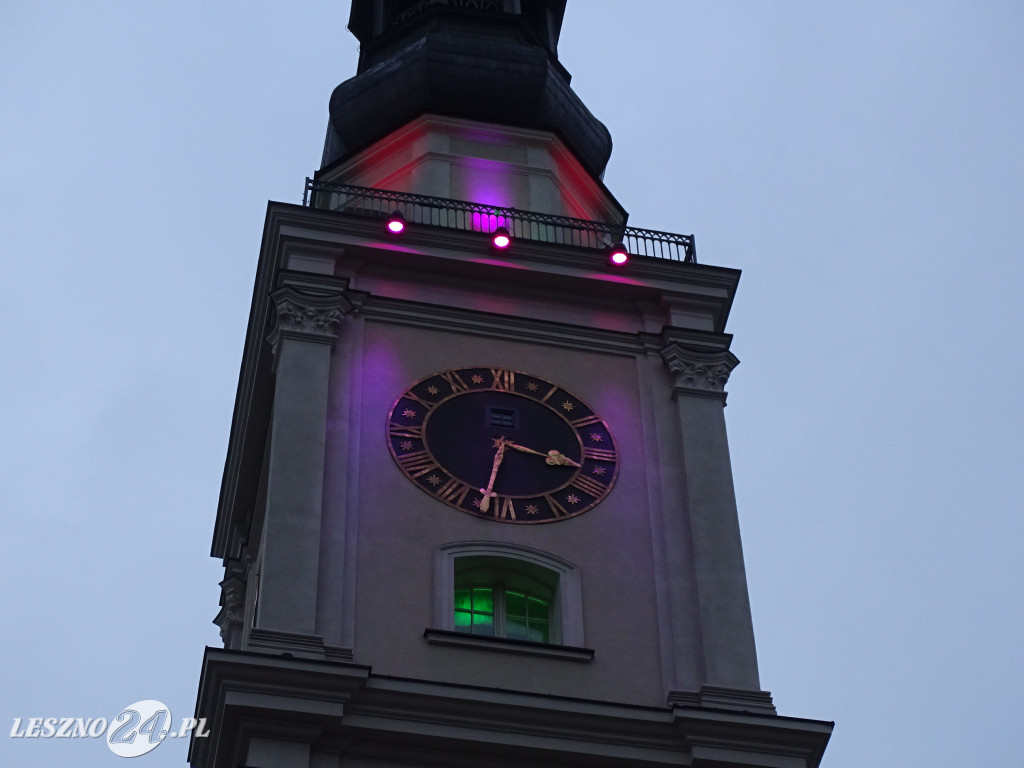 Rozświetlenie choinki na Rynku w Lesznie