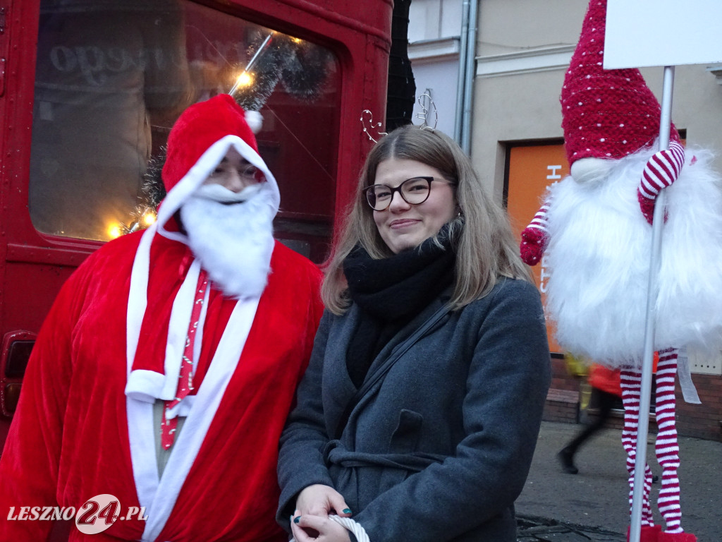 Rozświetlenie choinki na Rynku w Lesznie