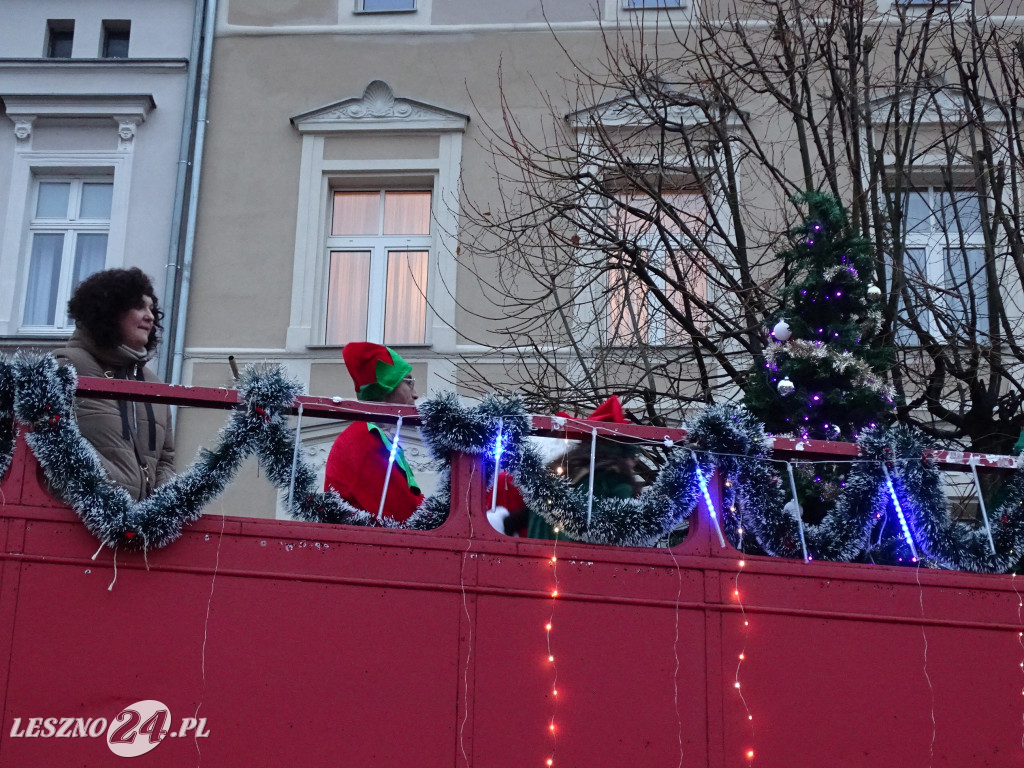Rozświetlenie choinki na Rynku w Lesznie