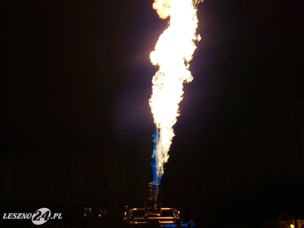 Rozświetlenie choinki na Rynku w Lesznie