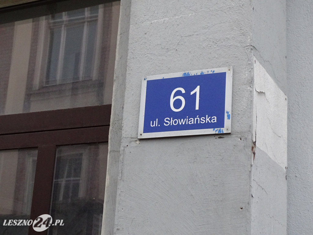 Zawalona kamienica w Lesznie