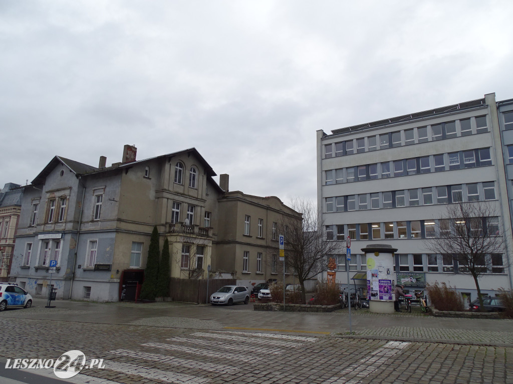 Zawalona kamienica w Lesznie