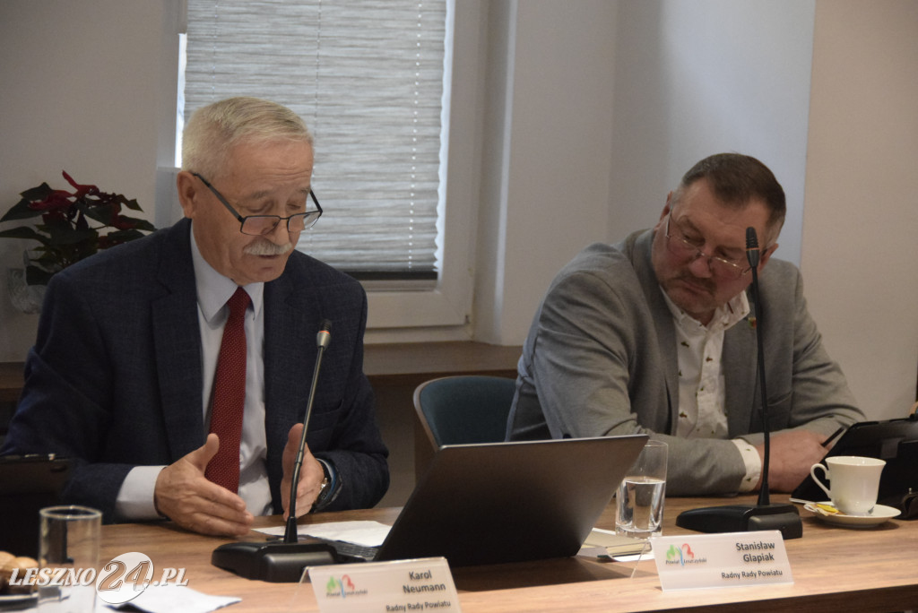 Sesja budżetowa Rady Powiatu Leszczyńskiego