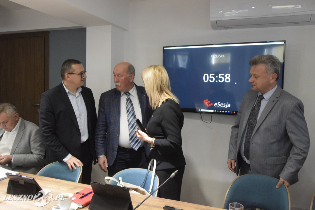 Sesja budżetowa Rady Powiatu Leszczyńskiego