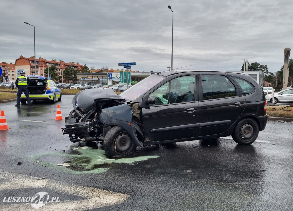 Zderzenie dwóch osobówek