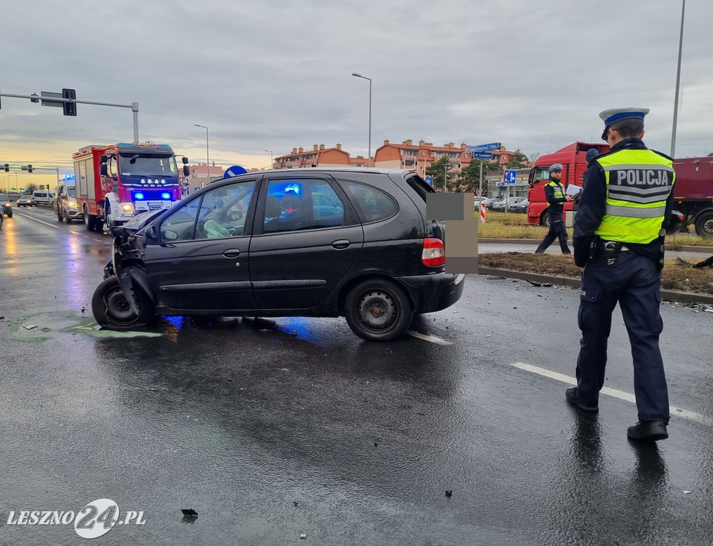 Zderzenie dwóch osobówek