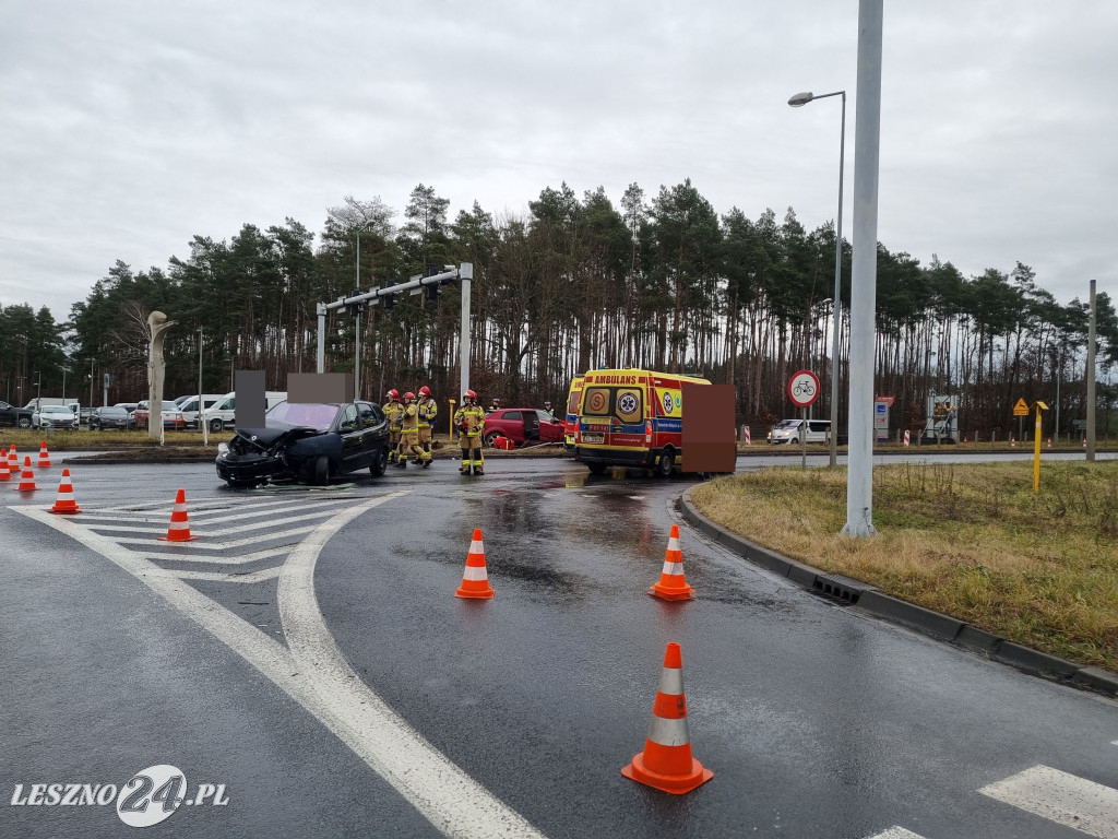 Zderzenie dwóch osobówek