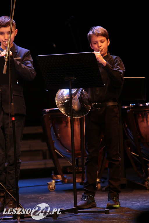 Koncert świąteczny szkoły muzycznej w Lesznie