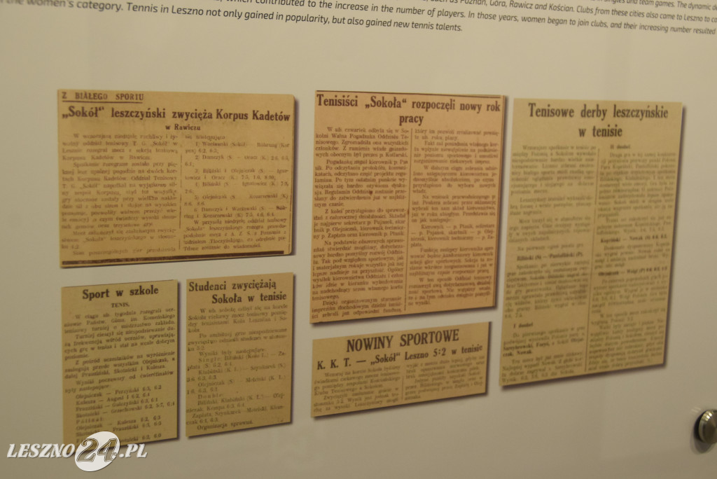 Otwarcie wystawy Historia Tenisa w Lesznie