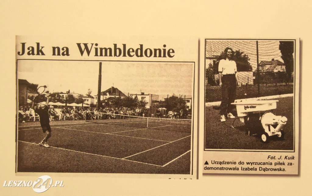 Otwarcie wystawy Historia Tenisa w Lesznie