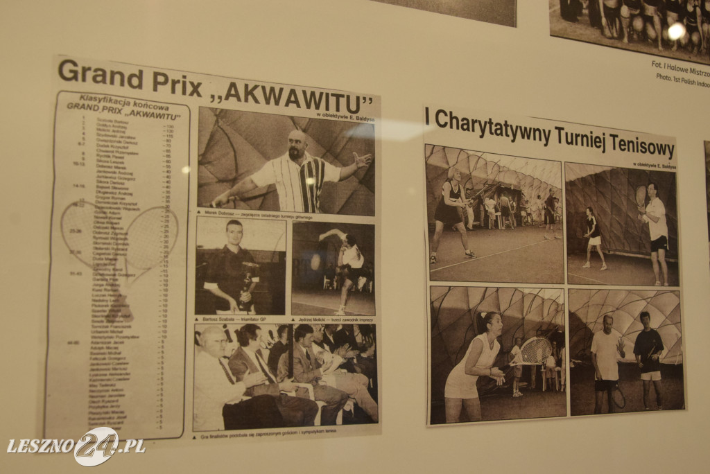 Otwarcie wystawy Historia Tenisa w Lesznie