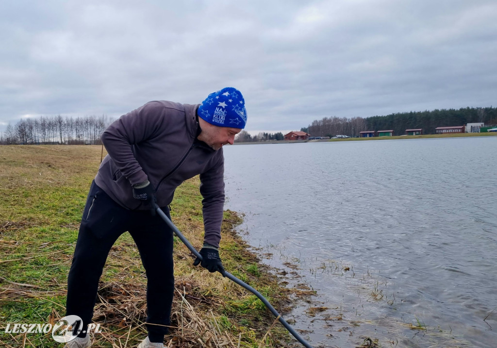 Porządki na zbiorniku Rydzyna
