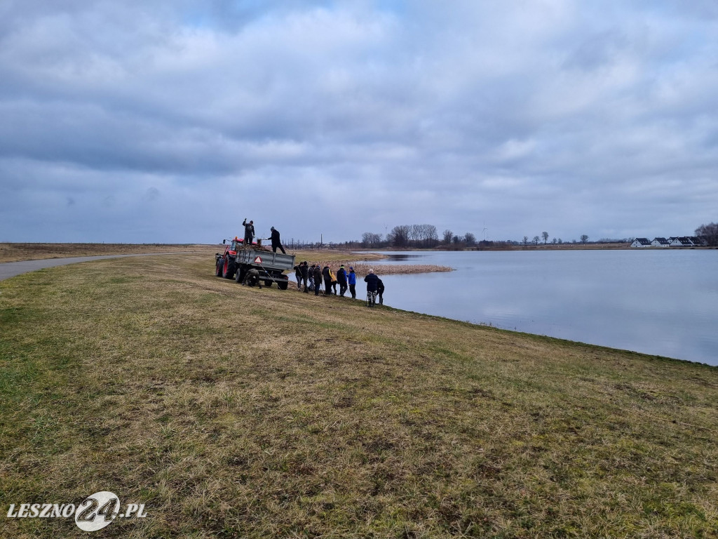 Porządki na zbiorniku Rydzyna