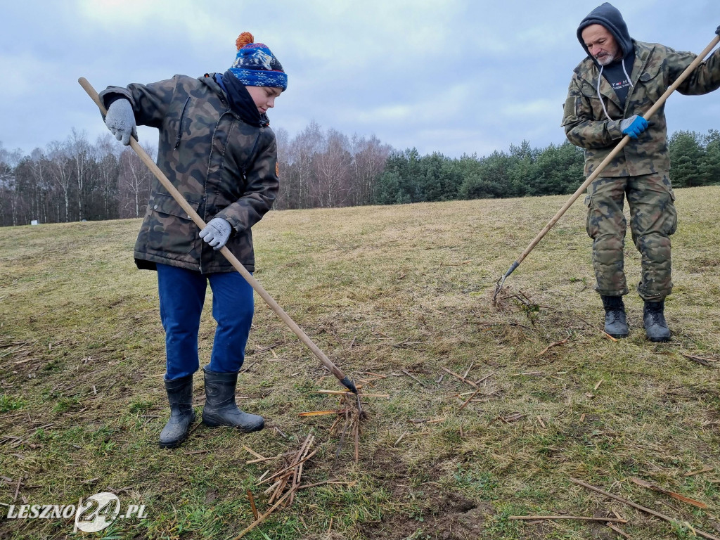 Porządki na zbiorniku Rydzyna