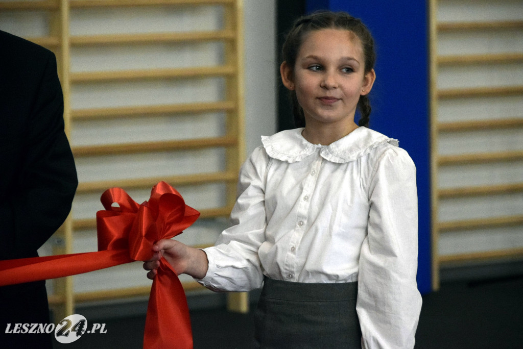 Otwarcie sali sportowej i nowych klas w Goniembicach