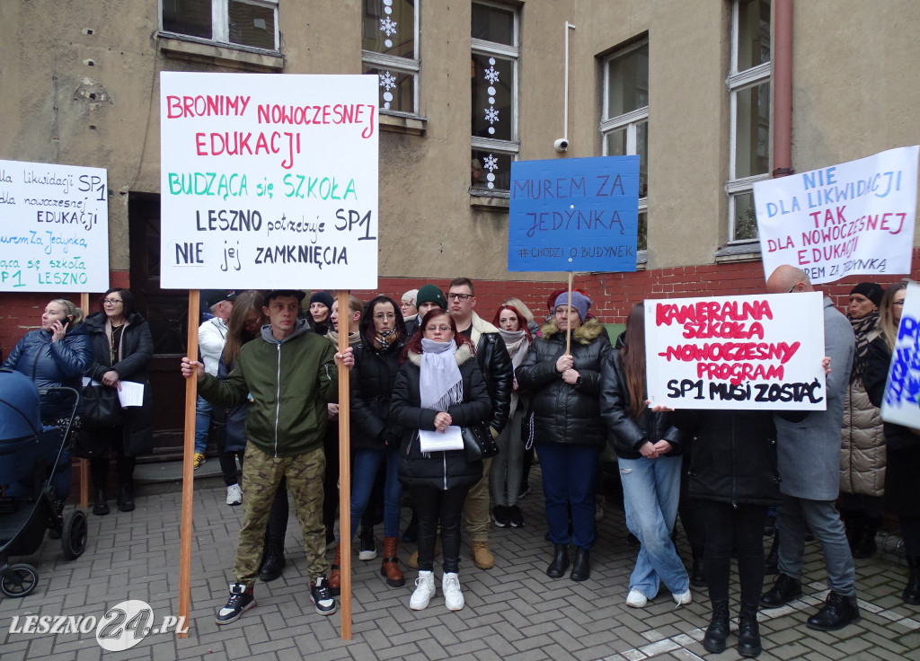 Spotkanie prezydenta z rodzicami w SP 1 w Lesznie