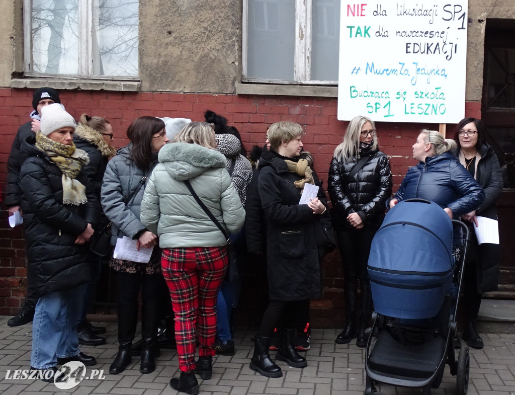 Spotkanie prezydenta z rodzicami w SP 1 w Lesznie