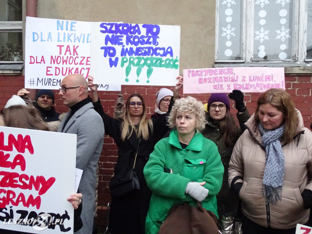 Spotkanie prezydenta z rodzicami w SP 1 w Lesznie