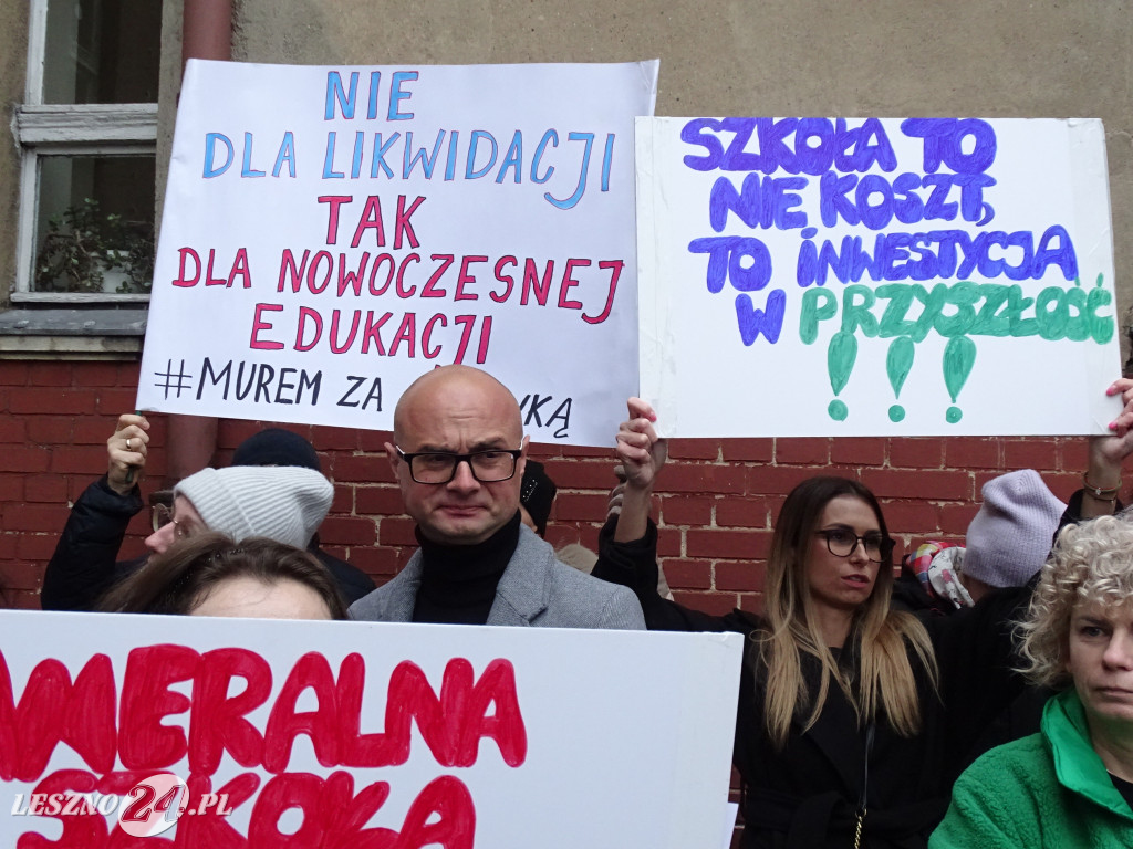Spotkanie prezydenta z rodzicami w SP 1 w Lesznie