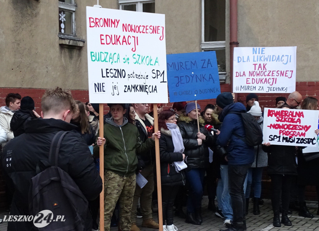 Spotkanie prezydenta z rodzicami w SP 1 w Lesznie