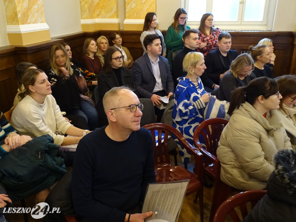 Spotkanie prezydenta z rodzicami w SP 1 w Lesznie