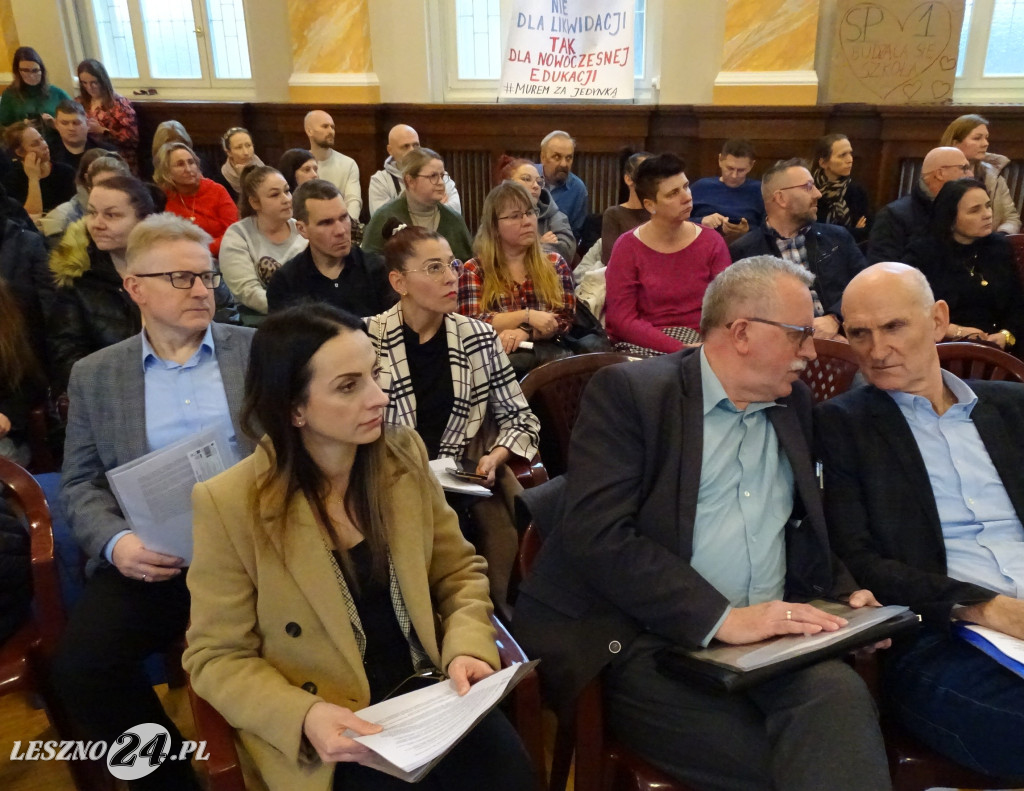 Spotkanie prezydenta z rodzicami w SP 1 w Lesznie