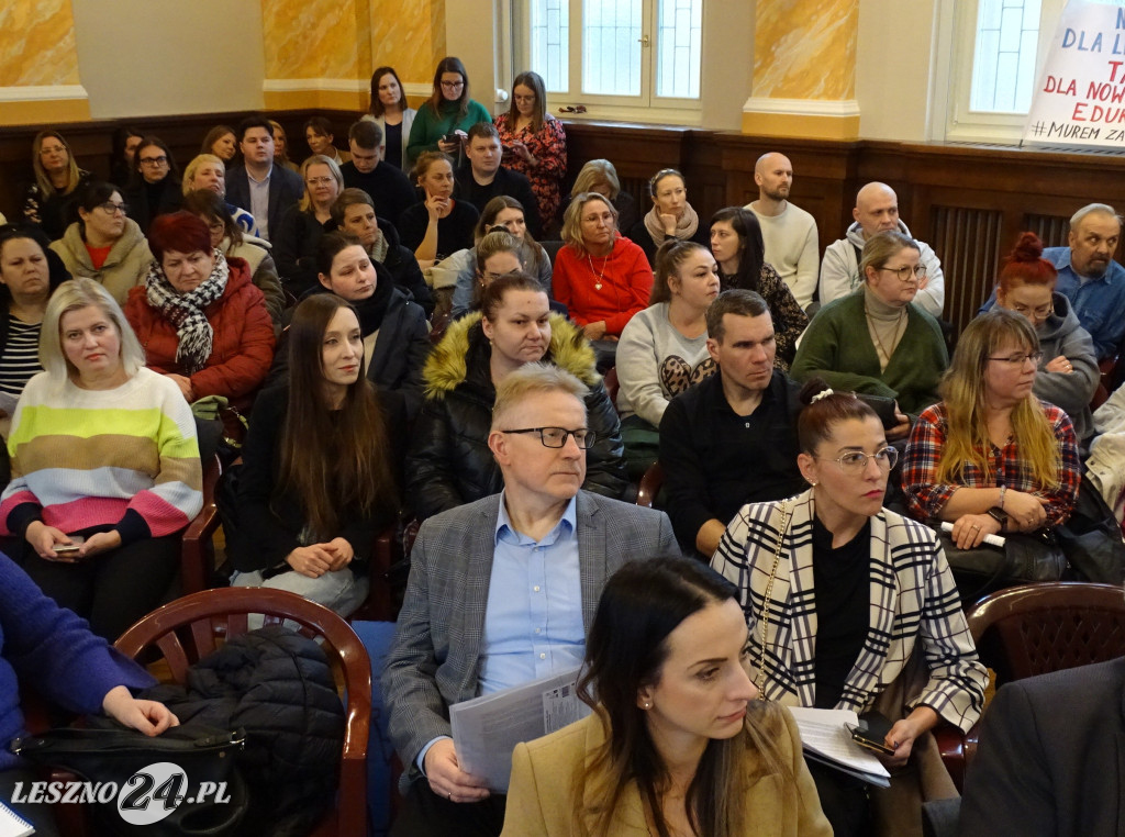 Spotkanie prezydenta z rodzicami w SP 1 w Lesznie
