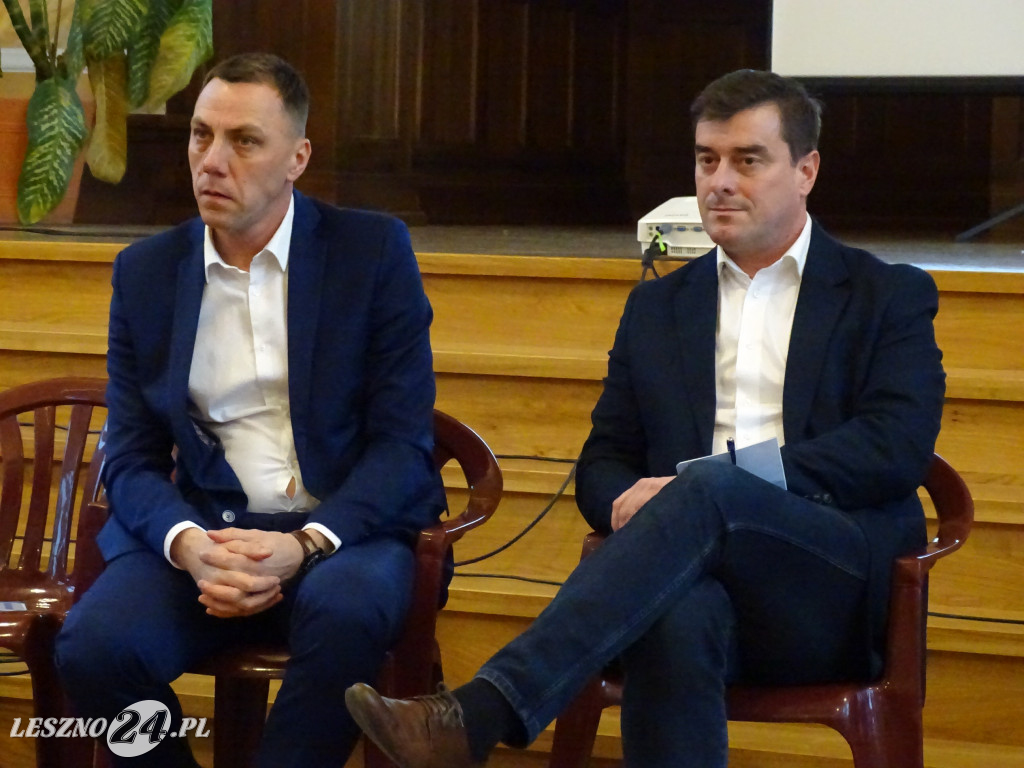 Spotkanie prezydenta z rodzicami w SP 1 w Lesznie