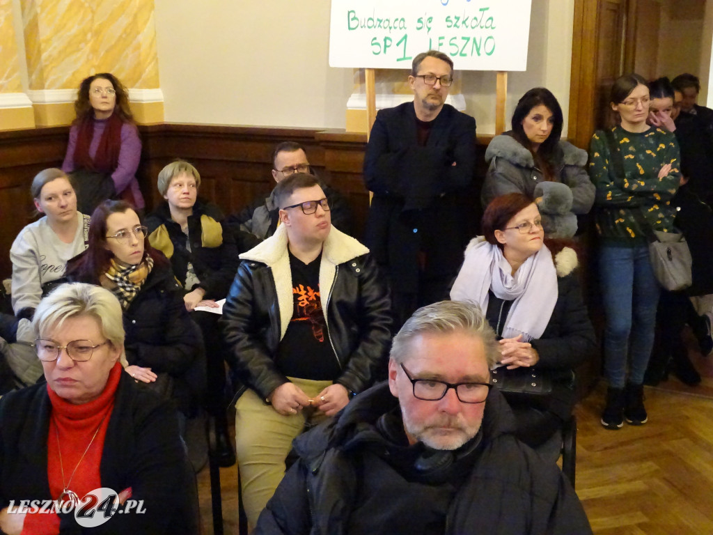 Spotkanie prezydenta z rodzicami w SP 1 w Lesznie