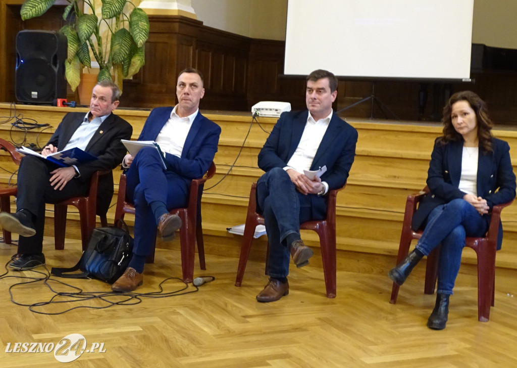 Spotkanie prezydenta z rodzicami w SP 1 w Lesznie