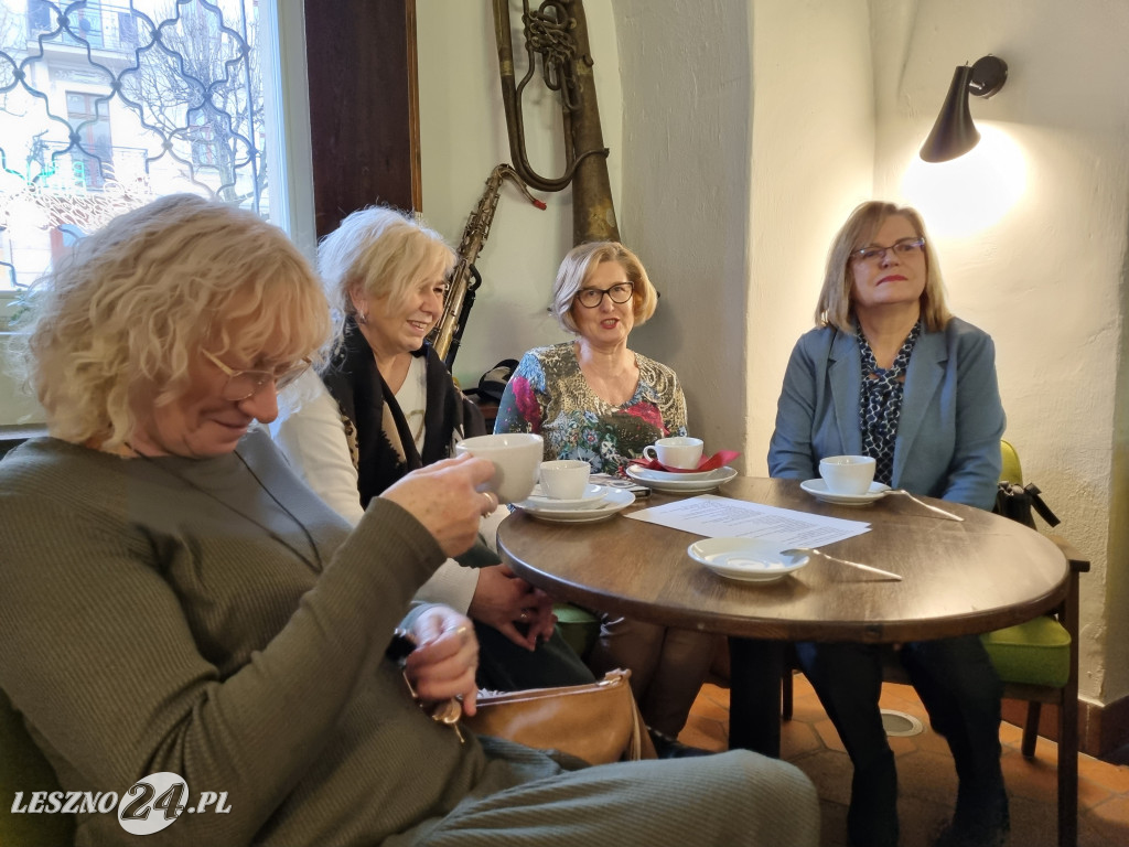 Ewa Śniady w Bibliotece Ratuszowej w Lesznie