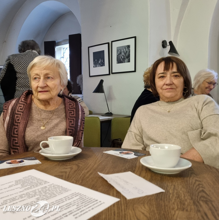 Ewa Śniady w Bibliotece Ratuszowej w Lesznie