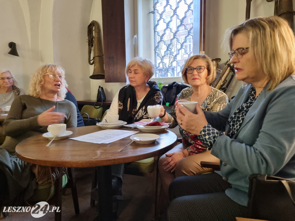 Ewa Śniady w Bibliotece Ratuszowej w Lesznie