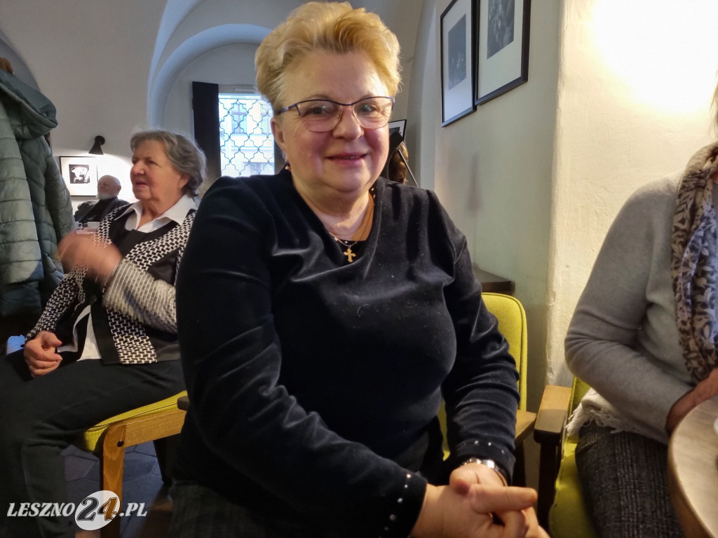 Ewa Śniady w Bibliotece Ratuszowej w Lesznie