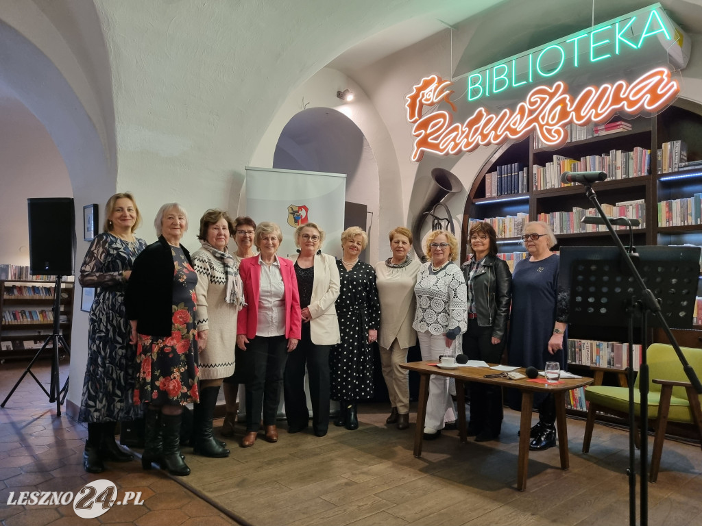 Ewa Śniady w Bibliotece Ratuszowej w Lesznie