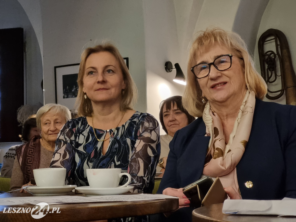 Ewa Śniady w Bibliotece Ratuszowej w Lesznie