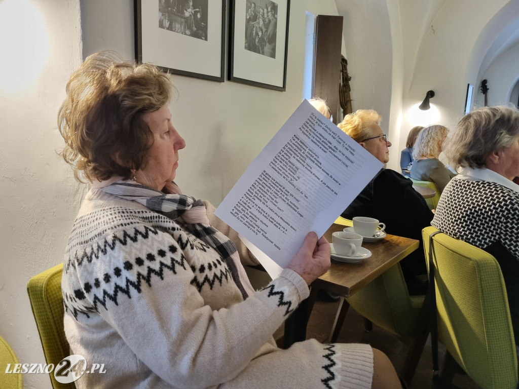 Ewa Śniady w Bibliotece Ratuszowej w Lesznie