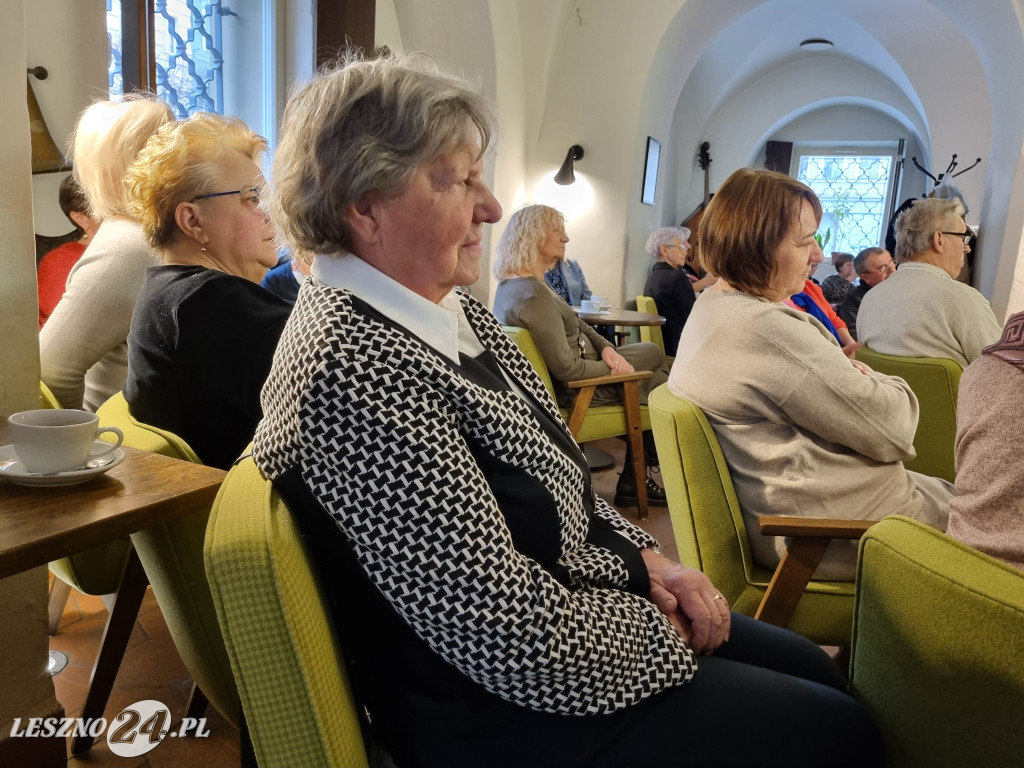 Ewa Śniady w Bibliotece Ratuszowej w Lesznie