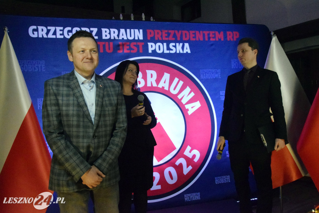 Grzegorz Braun w Lesznie