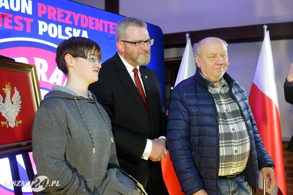 Grzegorz Braun w Lesznie