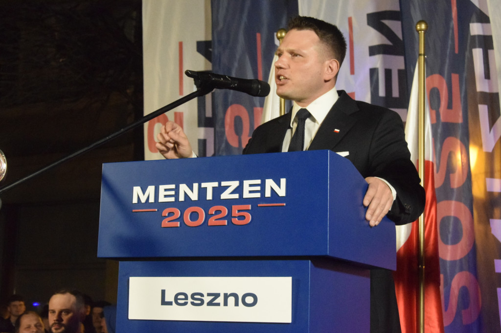 Sławomir Mentzen w Lesznie