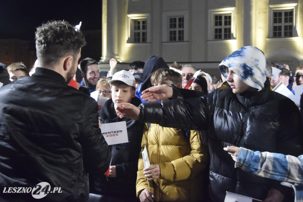 Sławomir Mentzen w Lesznie