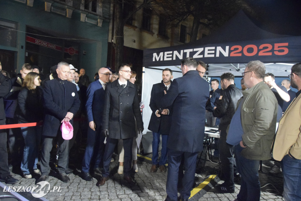 Sławomir Mentzen w Lesznie