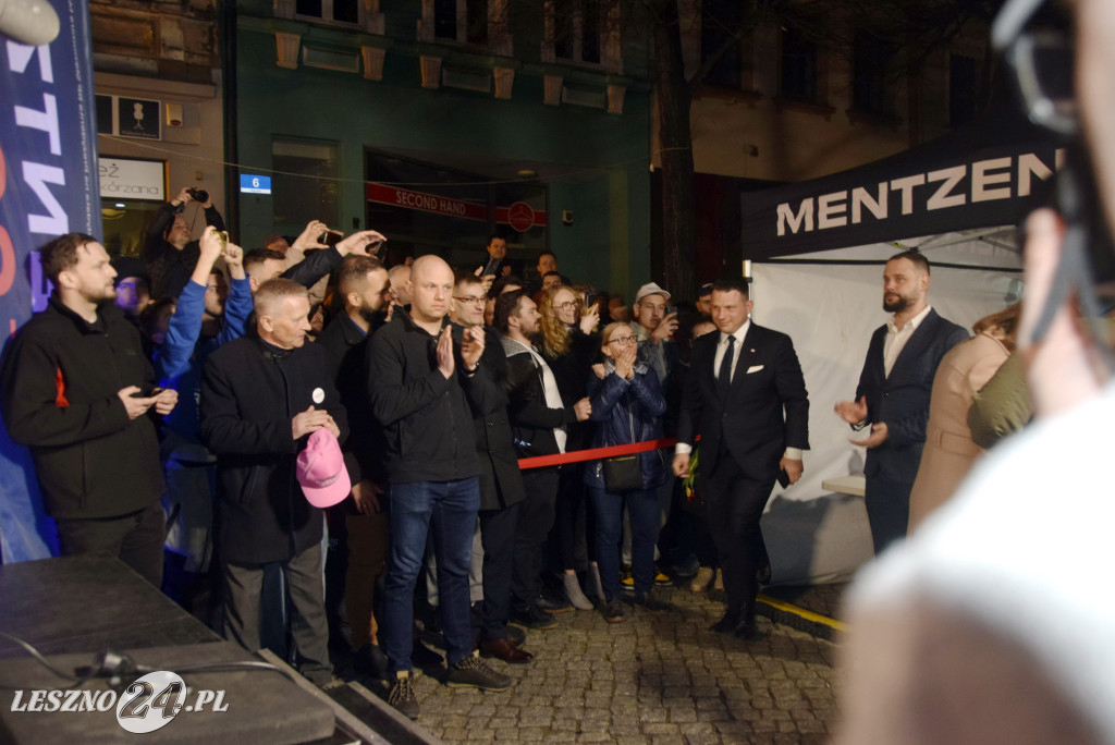 Sławomir Mentzen w Lesznie