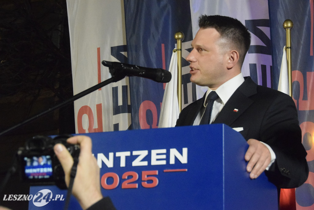 Sławomir Mentzen w Lesznie